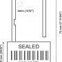 padlock Security seal Padlock type 164-4 mm
