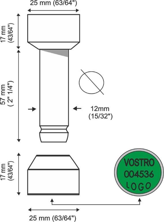 railcrseal 14 mm - bolt lock seal